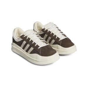 Adidas Bad Bunny Campus C Shoes Brown Suede White Cream Size 2 Kids‎